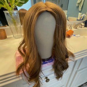 Lusta 18" Light Auburn Silk Top Topper